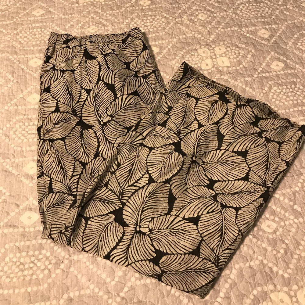 Anthropologie Elevenses flowy pants